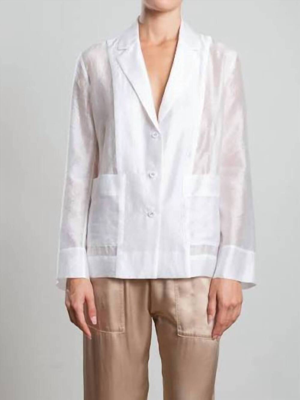 NEW PHAROAH lux blazer in gossamer